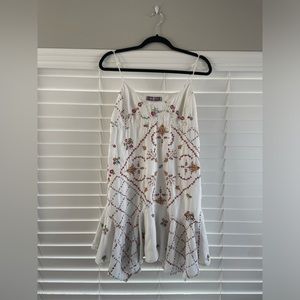Urban Outfitters Sienna Floral Embroidered Mini Dress